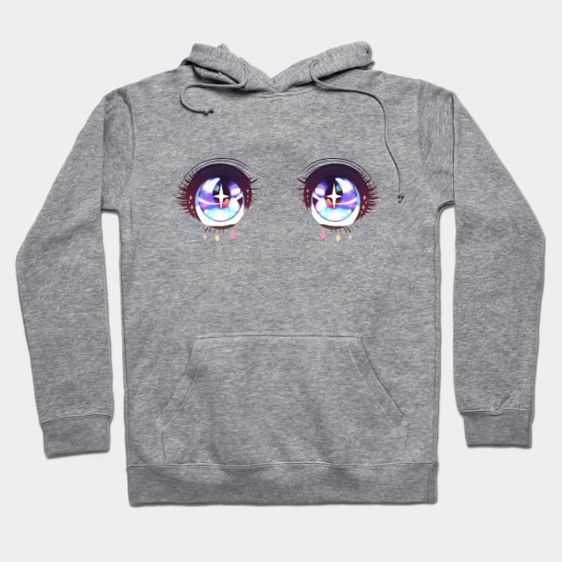 Anime Eyes 02 Hoodie by gorillaprutt